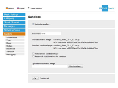 INSYS-Sandbox